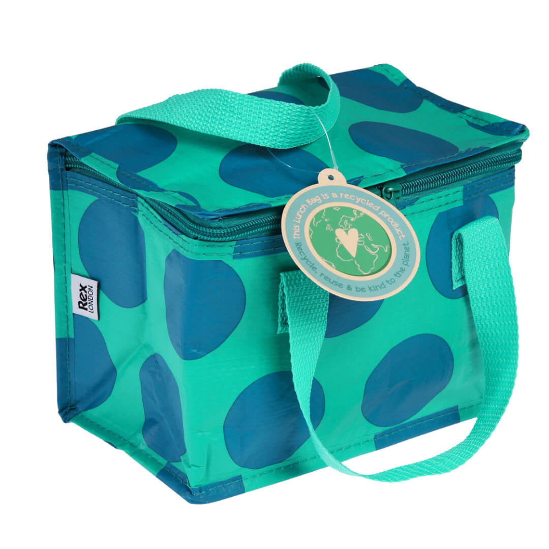 Blue Turquoise Lunch Bag