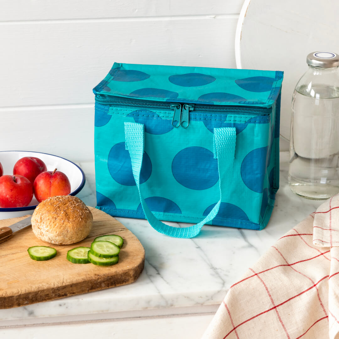 Blue & Turquoise Lunch Bag