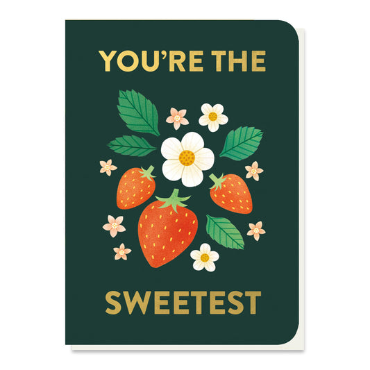 Sweetest Greetings Card with Strawberry Seeds
