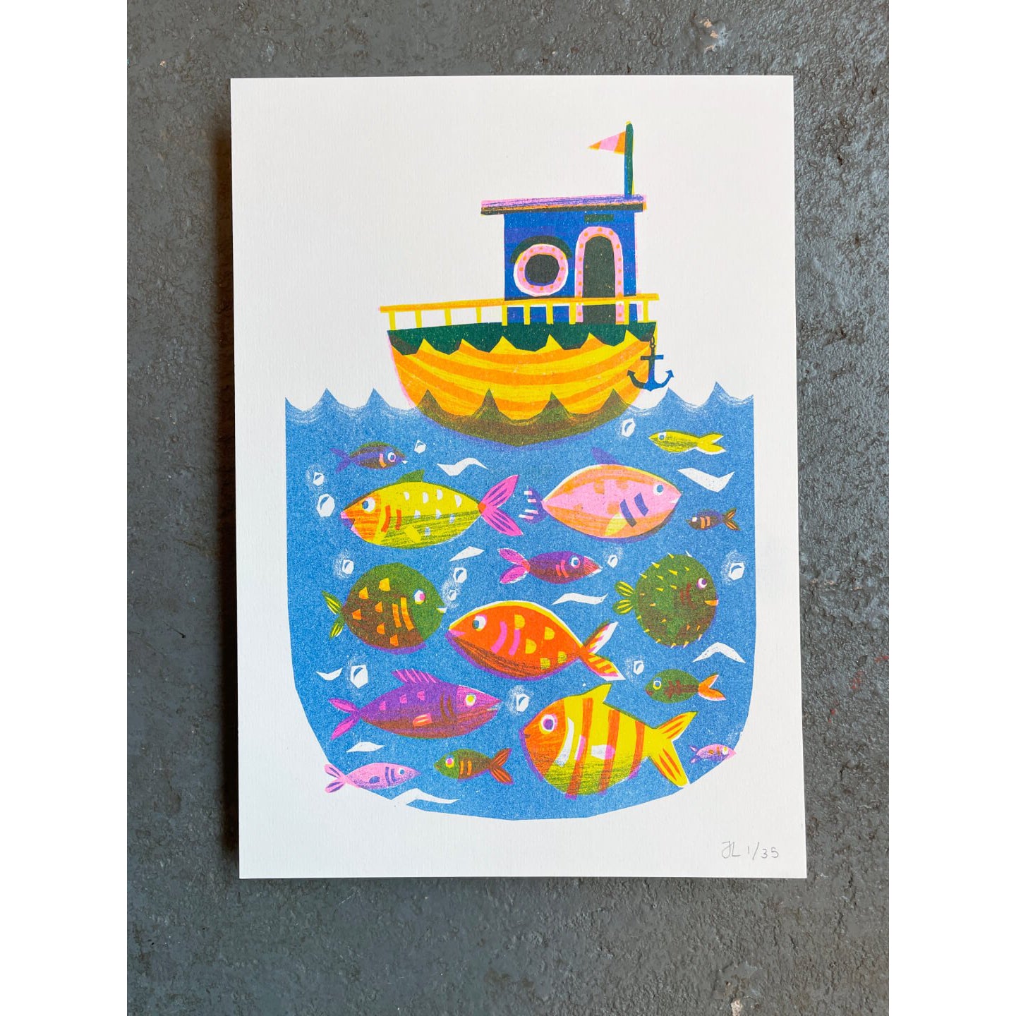 Under The Sea Exclusive Riso Print