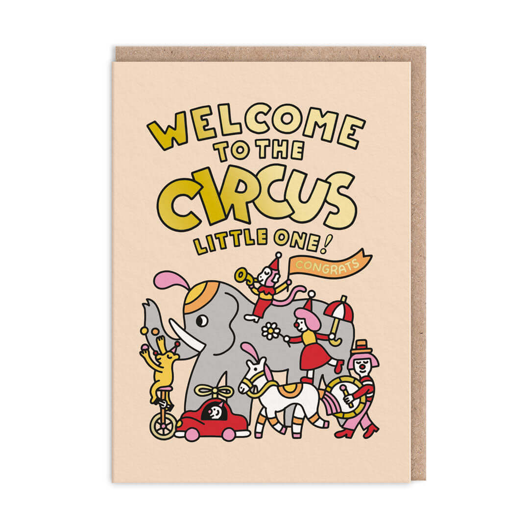 Welcome to the Circus Greetings Card
