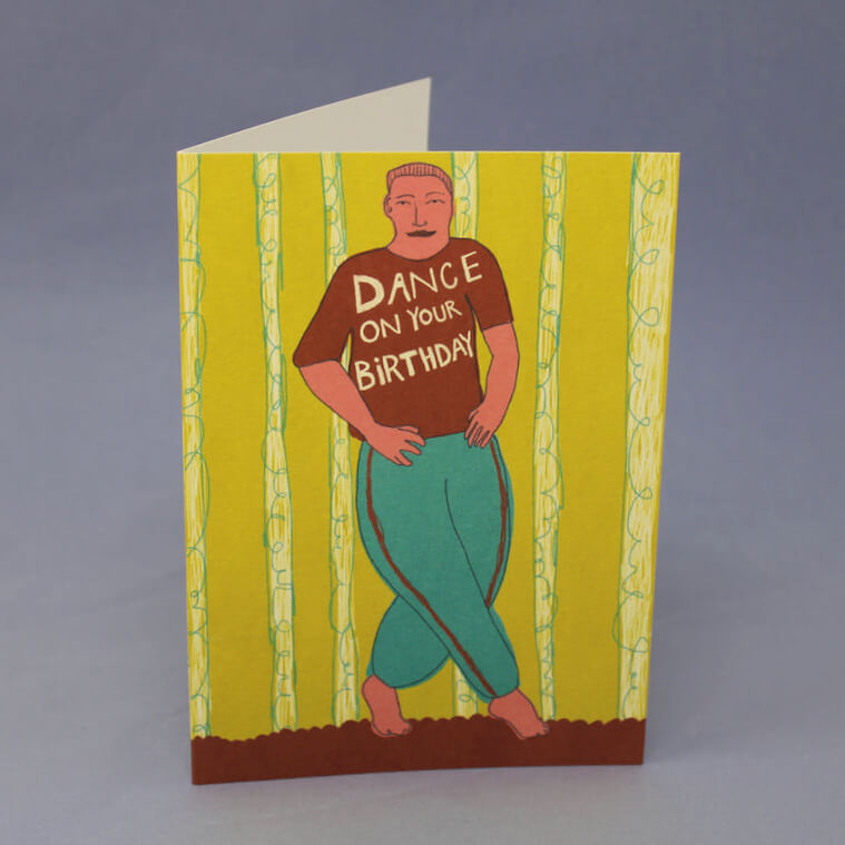 Dance On Your Birthday Greetings Card