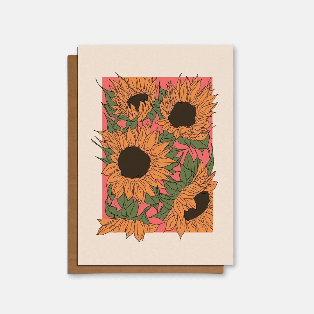Sunflowers Greetings Card