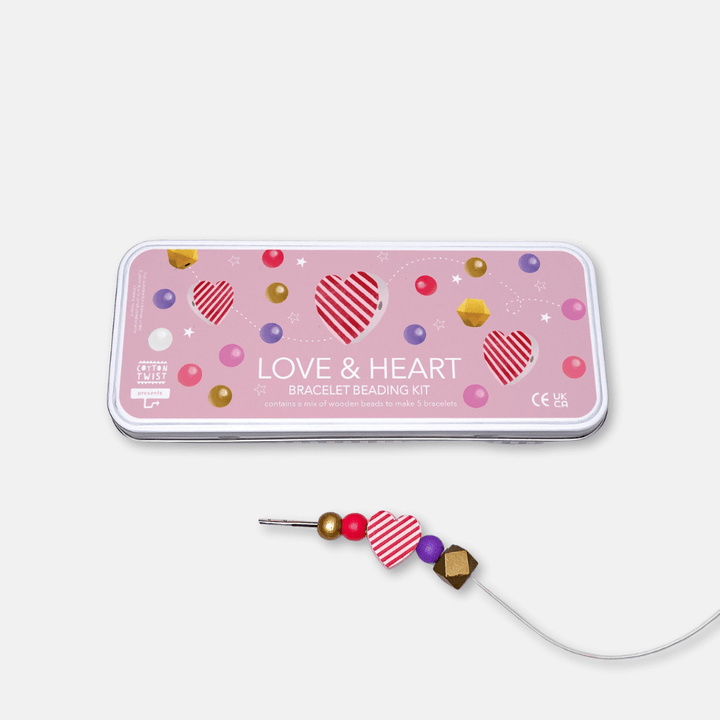 Love & Heart Bracelet Kit Tin