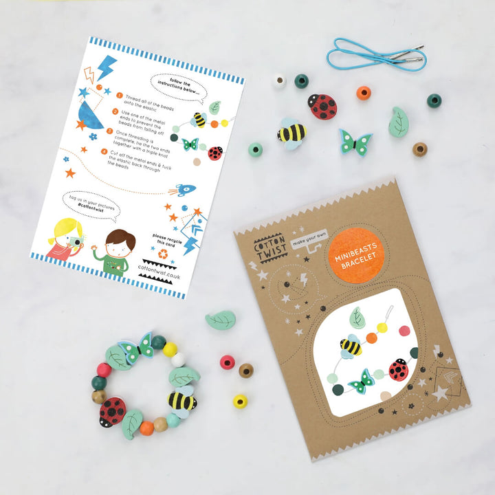 Make Your Own Minibeasts Bracelet Kit