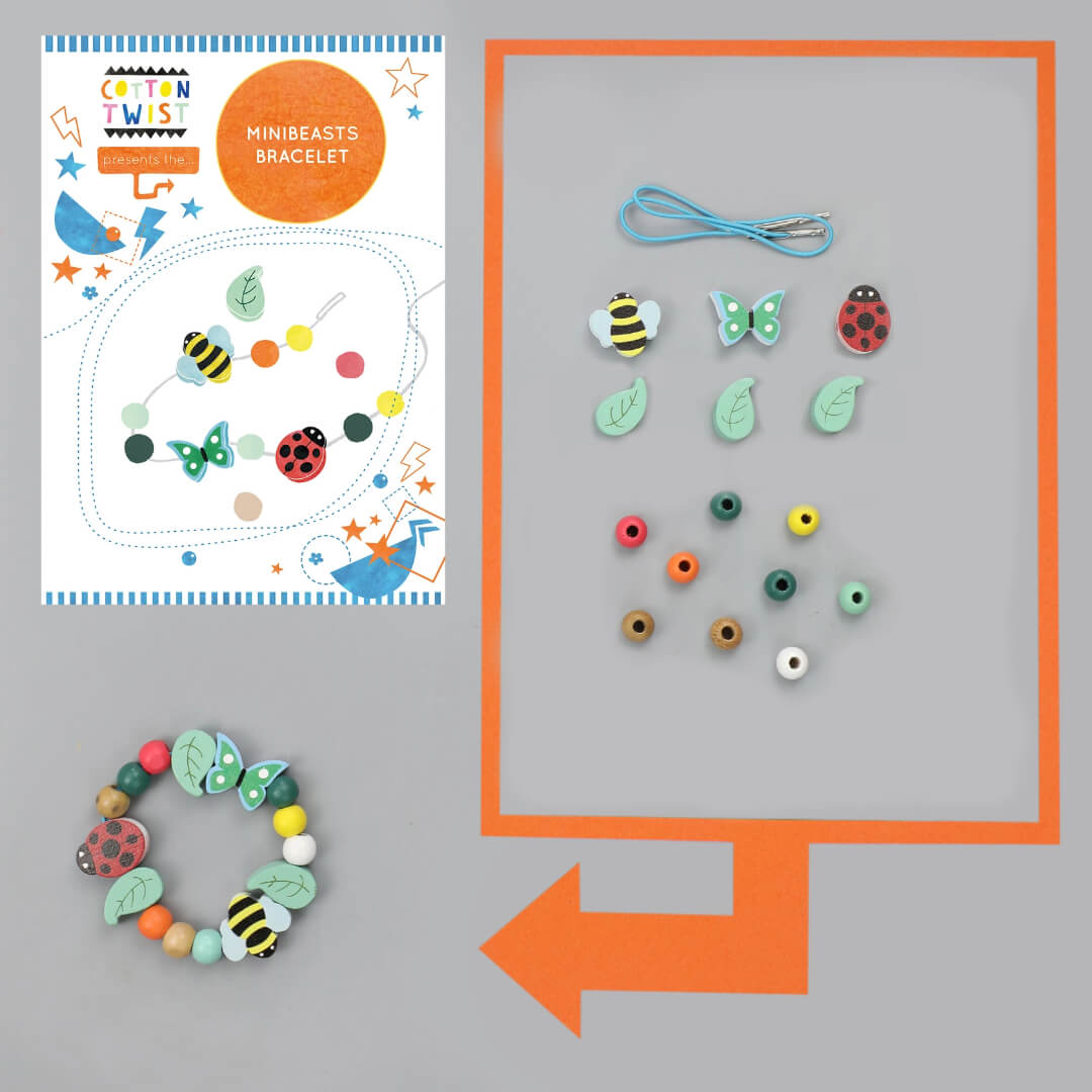 Make Your Own Minibeasts Bracelet Kit