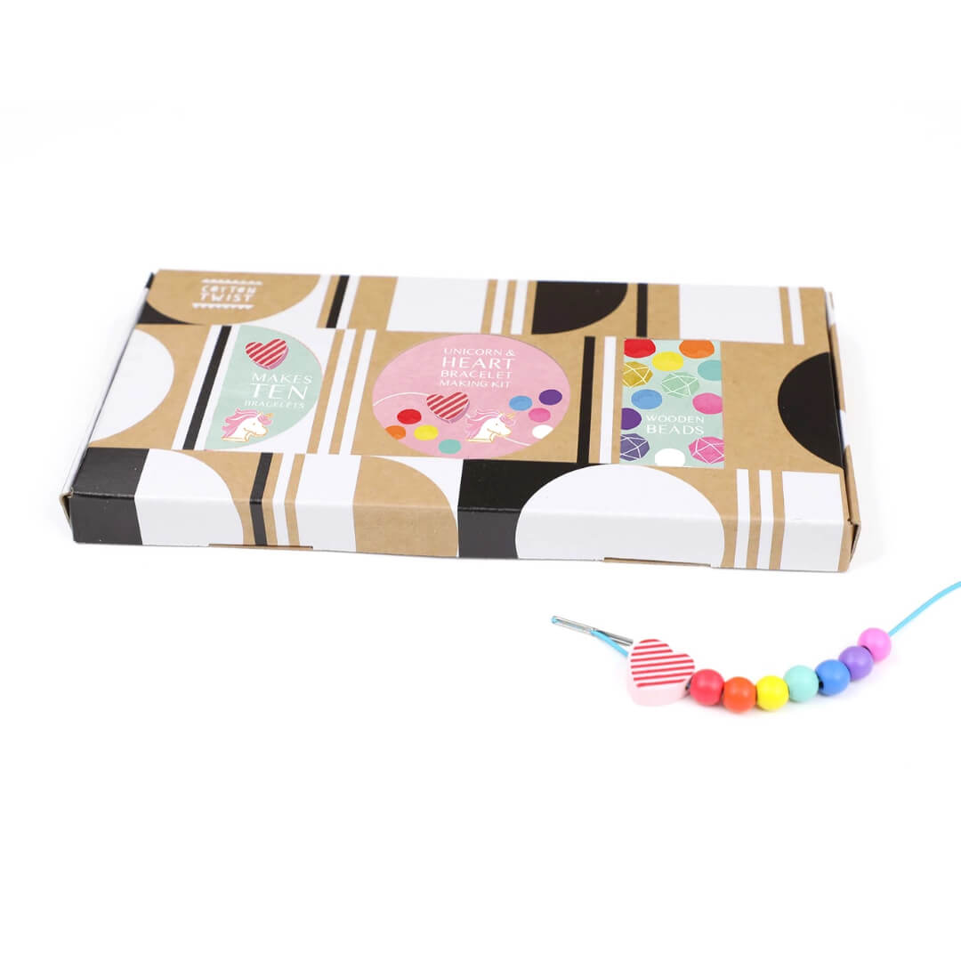 Bracelet Making Kit: Unicorn & Heart