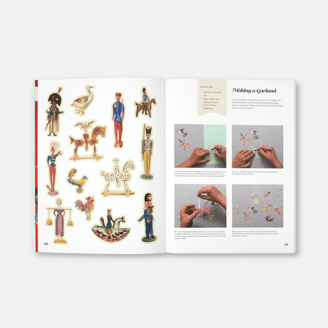 Cut Up This Book Christmas Collage Kit