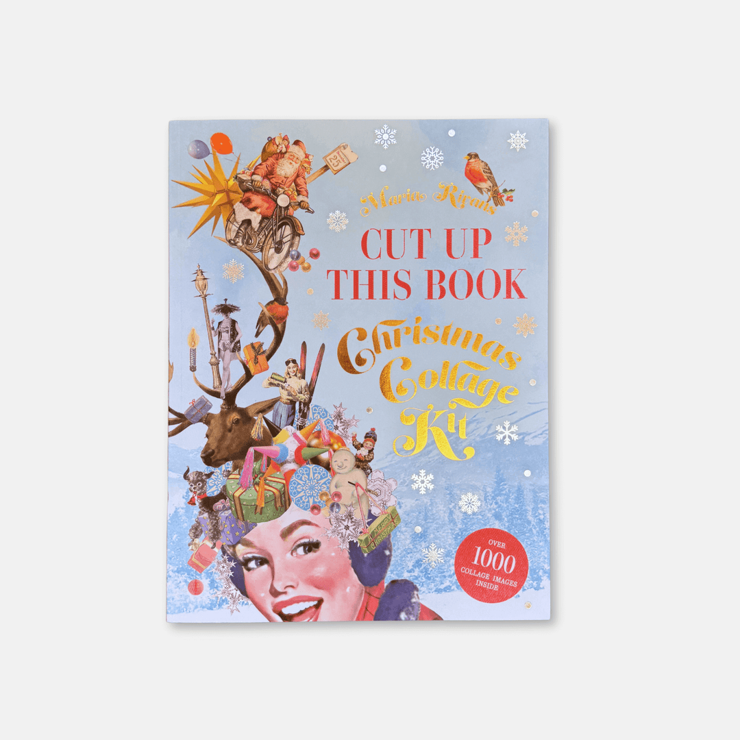 Cut Up This Book Christmas Collage Kit