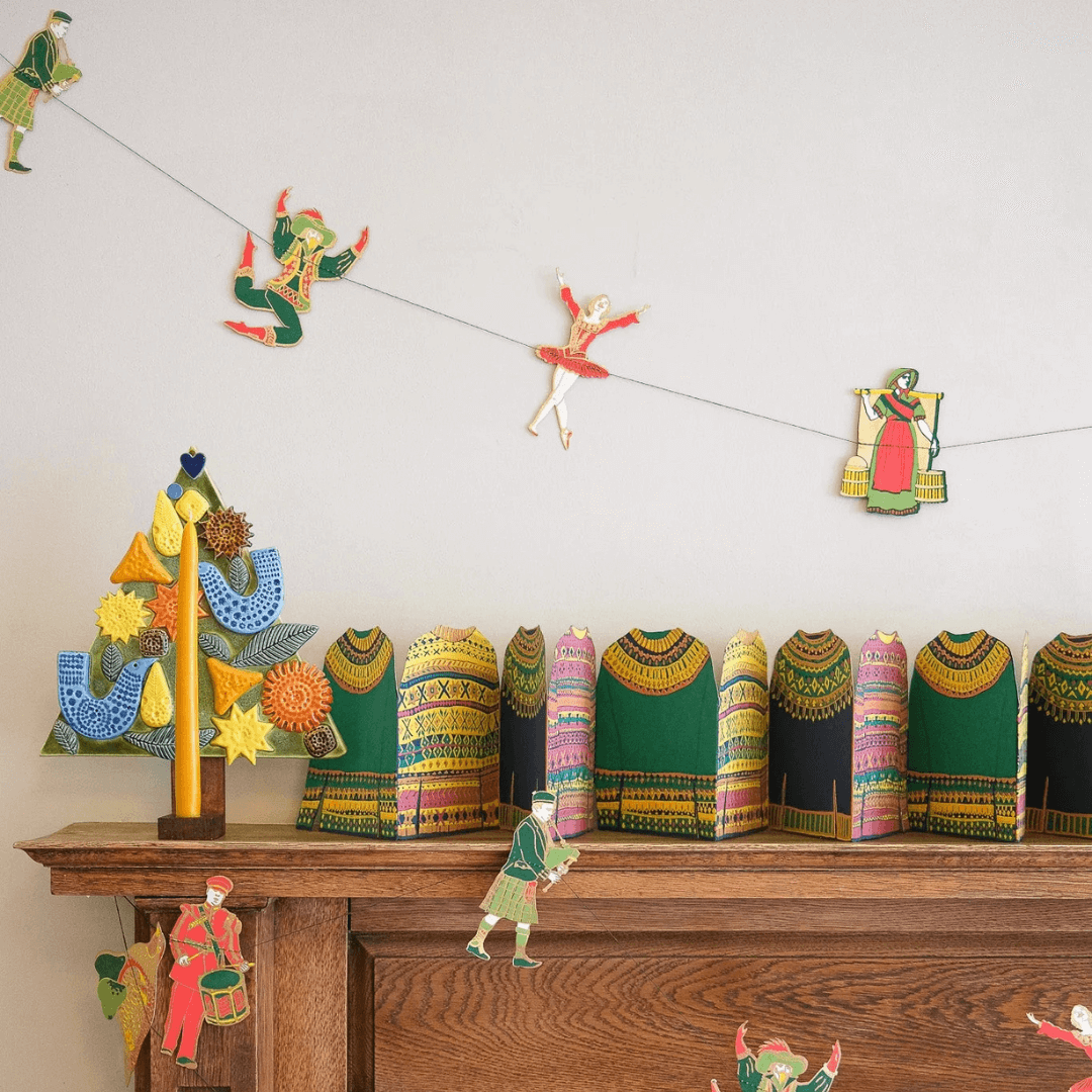 12 Days Of Christmas Paper Garland