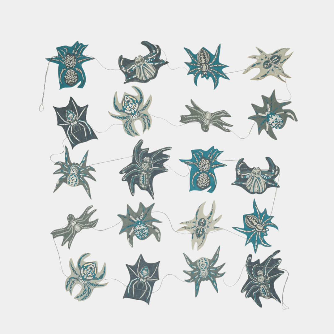 Creeping Spider Paper Garland