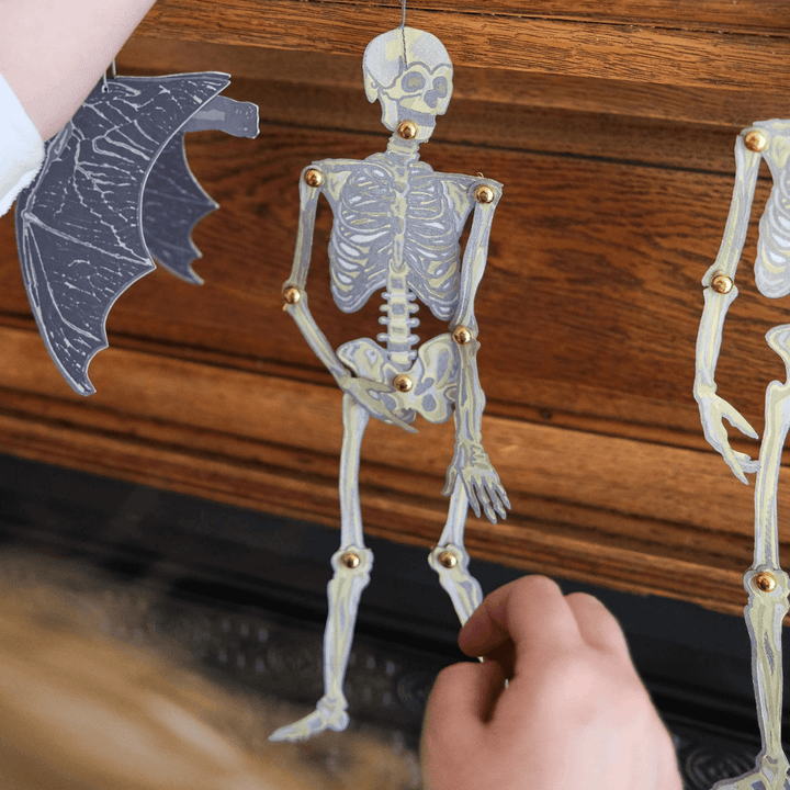 Dancing Skeleton Paper Decorations