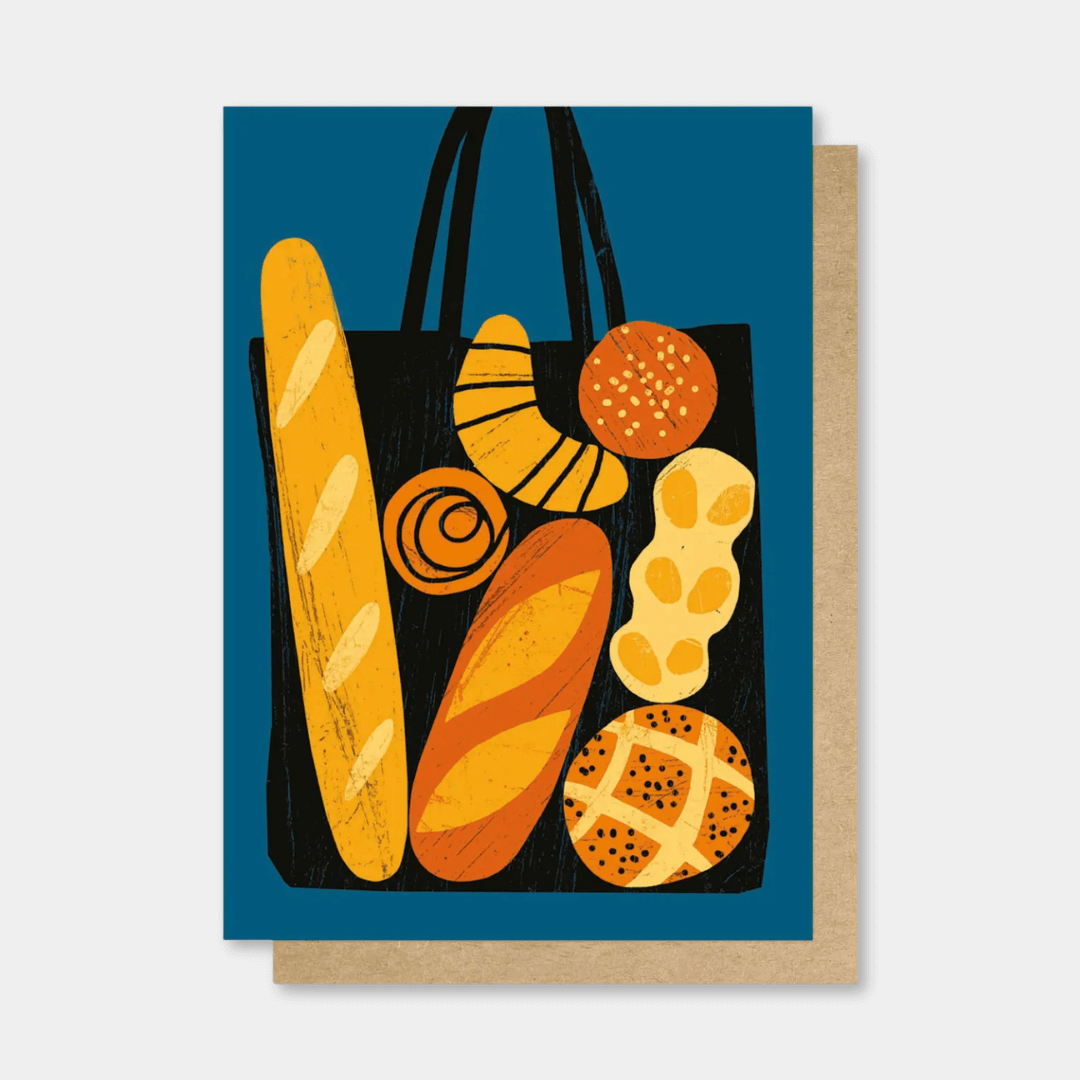 Bakery Bag Greetings Card