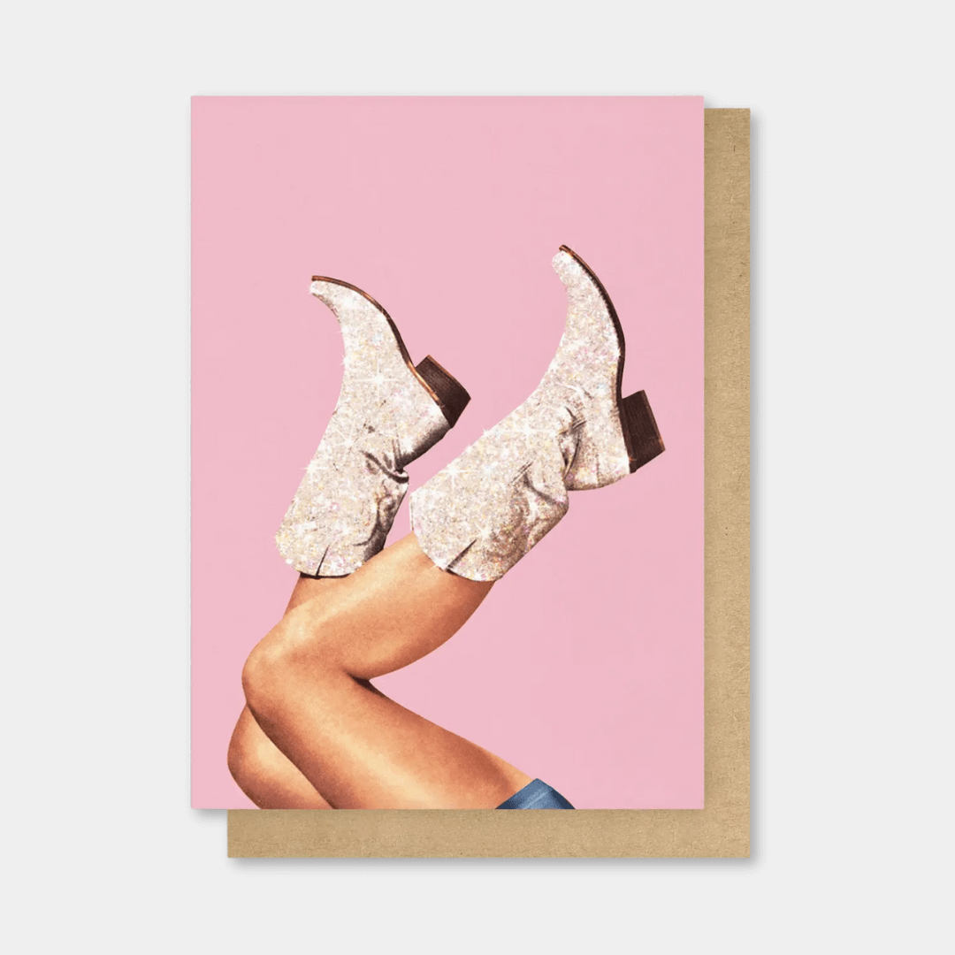 These Boots Greetings Card