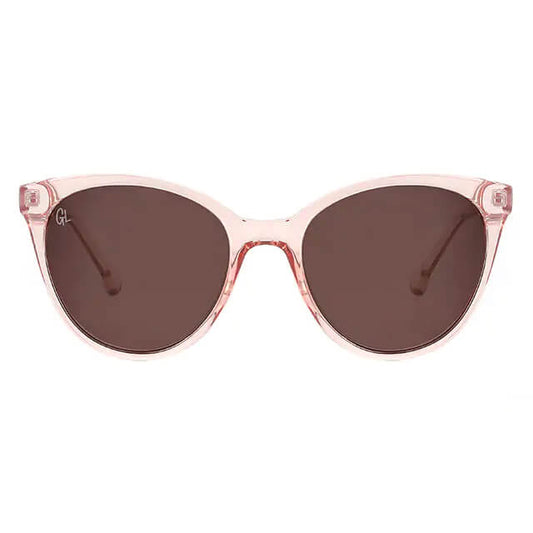 Transparent Pink Millie Sunglasses
