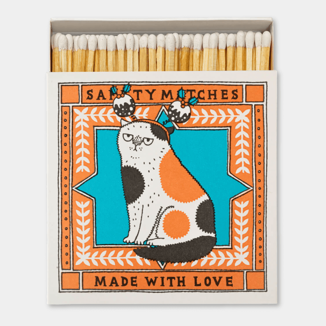 Christmas Cat Box of Matches