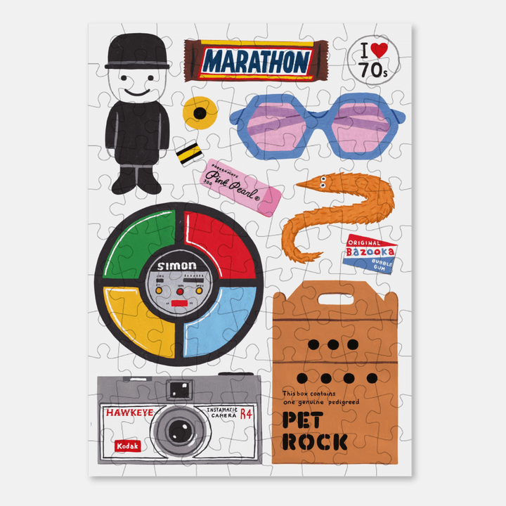 In the 70s 99 Piece Mini Puzzle