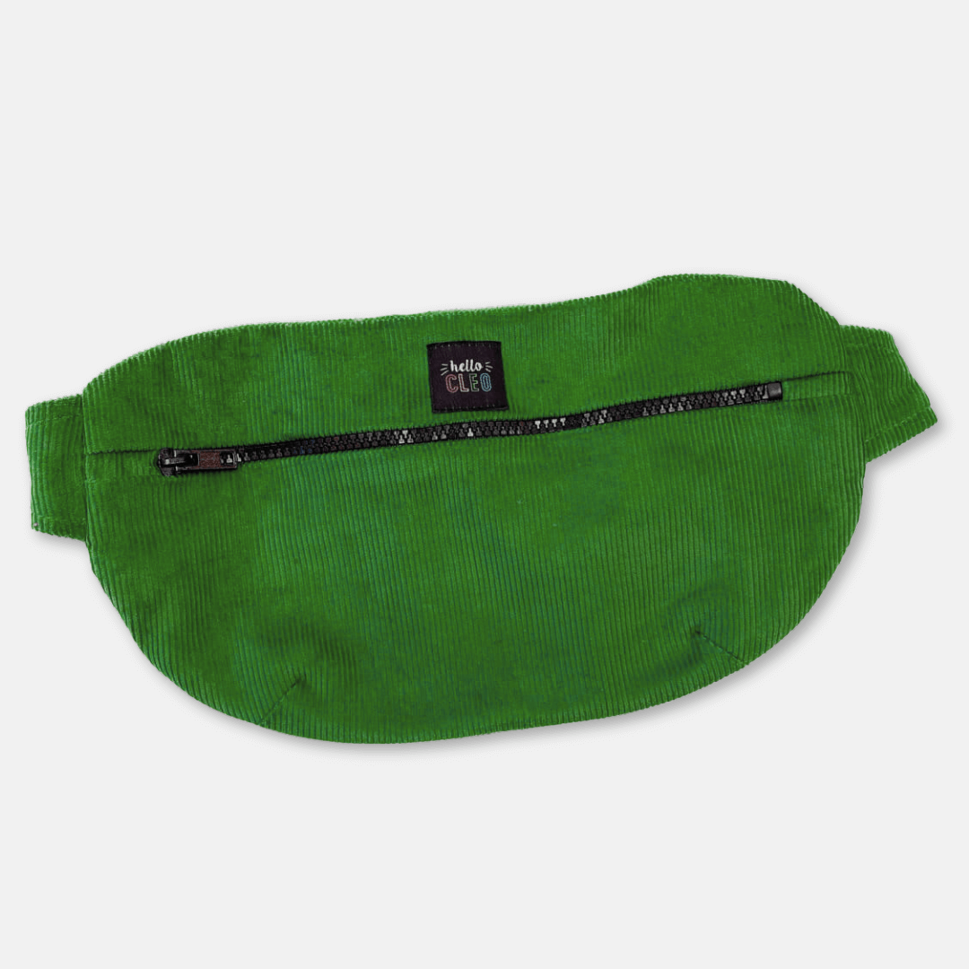 Green Corduroy Bum Bag