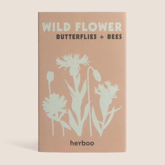 Herboo Wildflower Butterflies + Bees Seeds