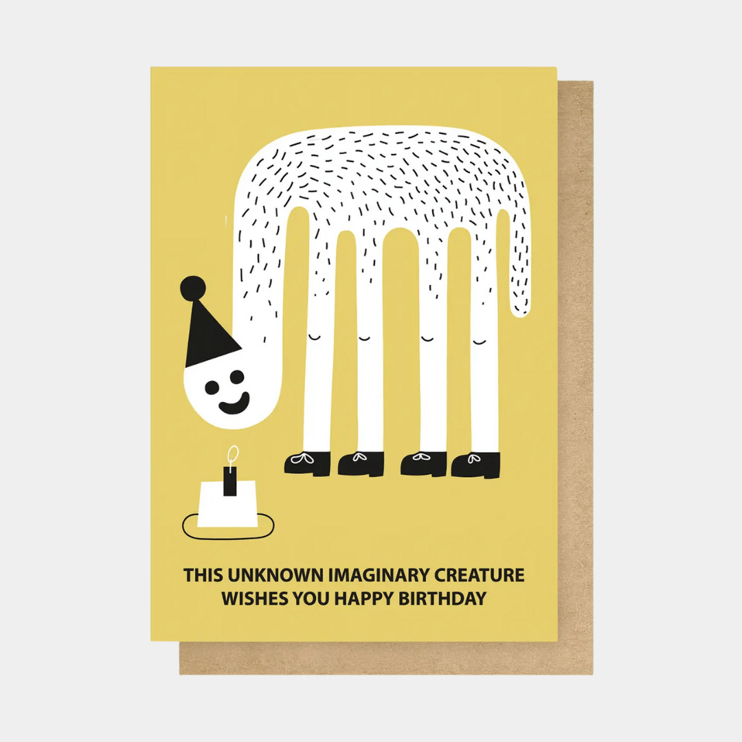 Imaginary Creature Greetings Card