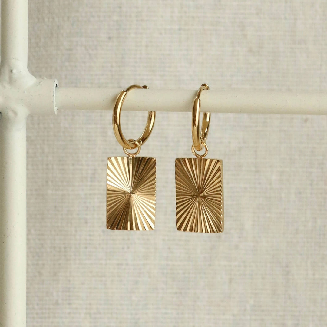 Sunrise Hoop Earrings