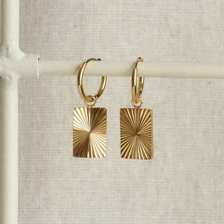 Sunrise Hoop Earrings