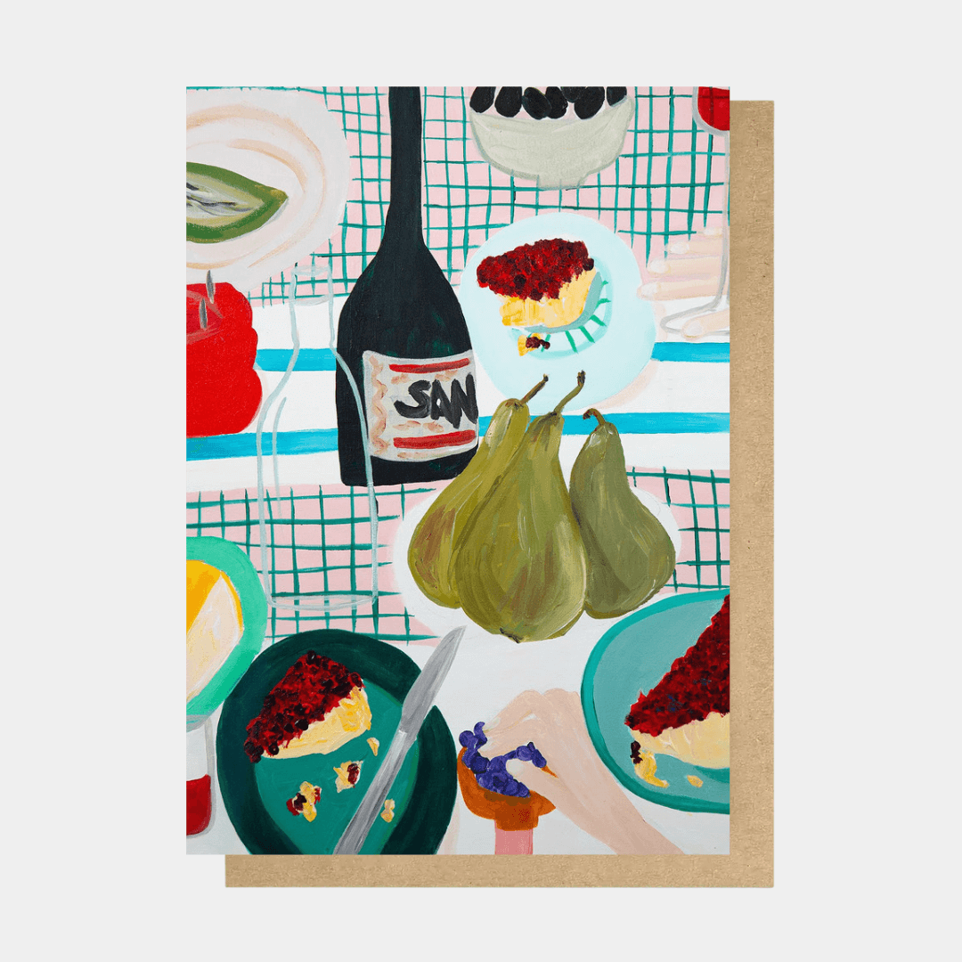 Long Summer Lunch Greetings Card
