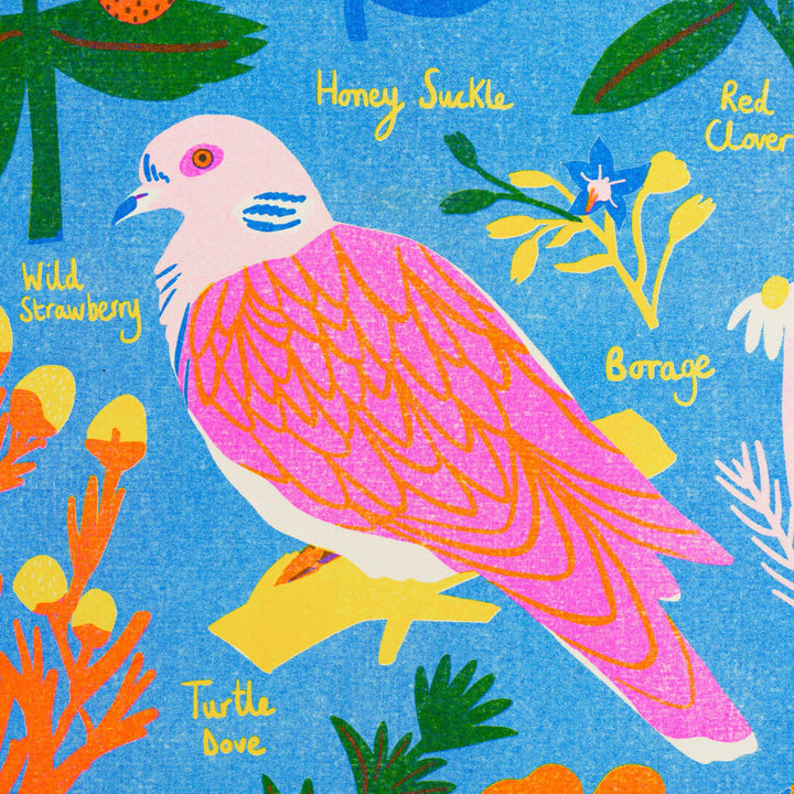 June Foraging Riso Print
