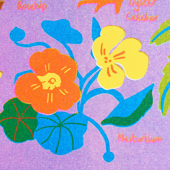 September Foraging Riso Print