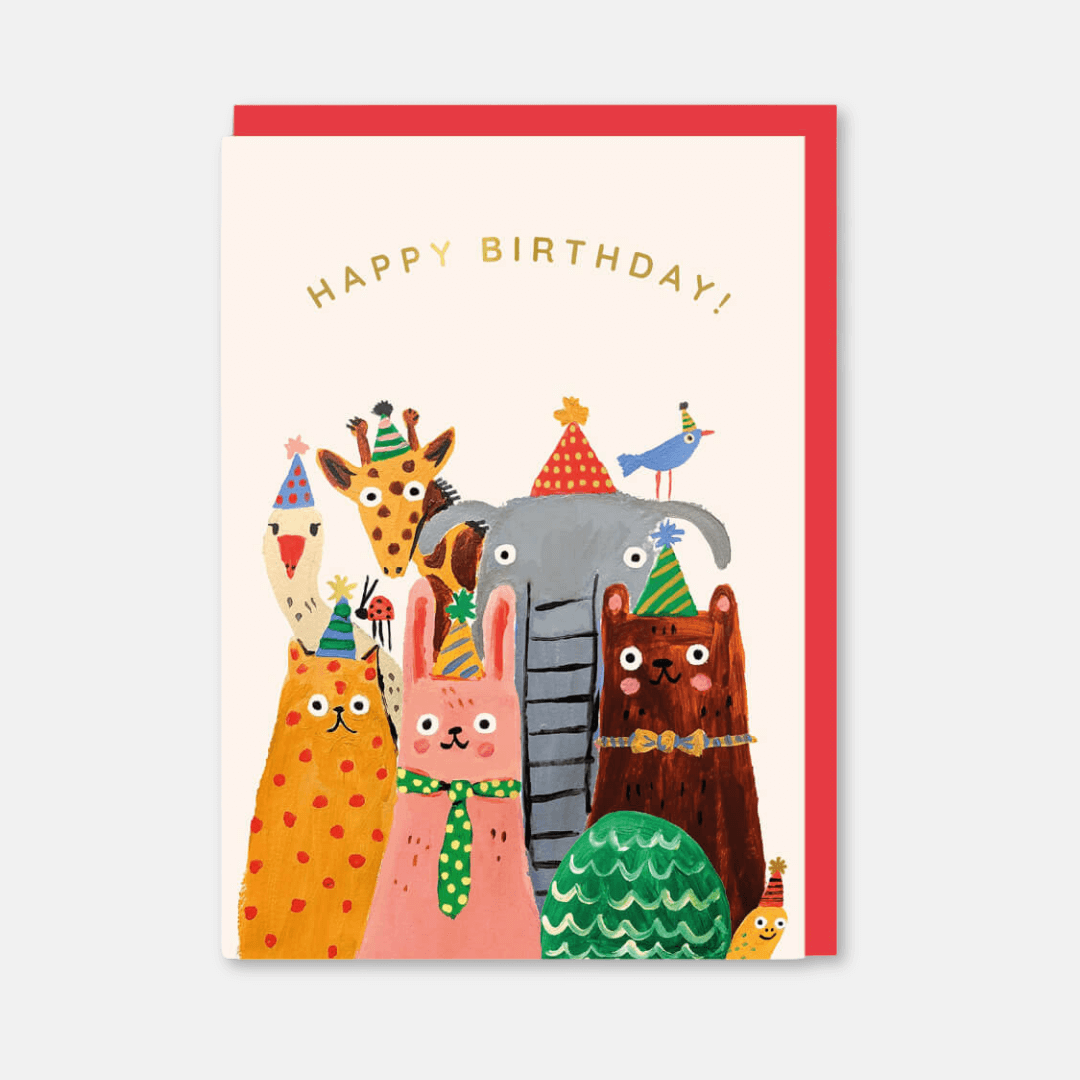 Animal Birthday Greetings Card