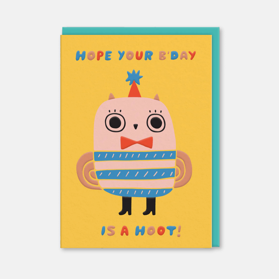 Birthday Owl Greetings Card
