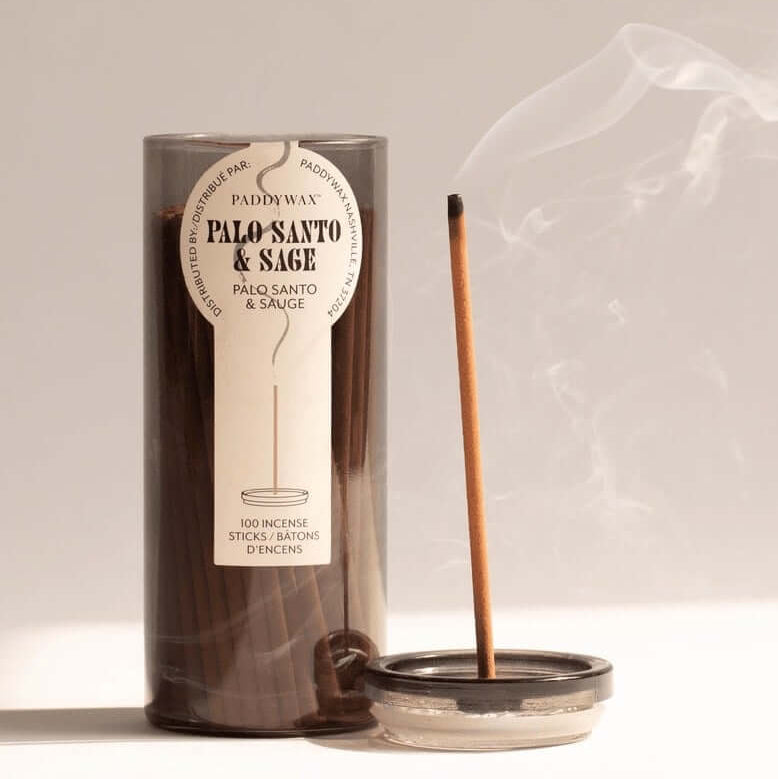 Palo Santo & Sage Incense Sticks with Holder