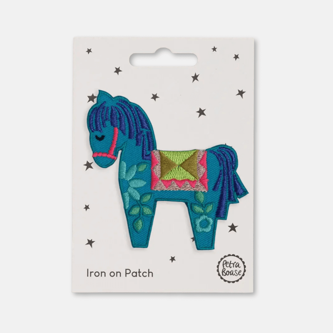 Dala Horse Iron-on Patch