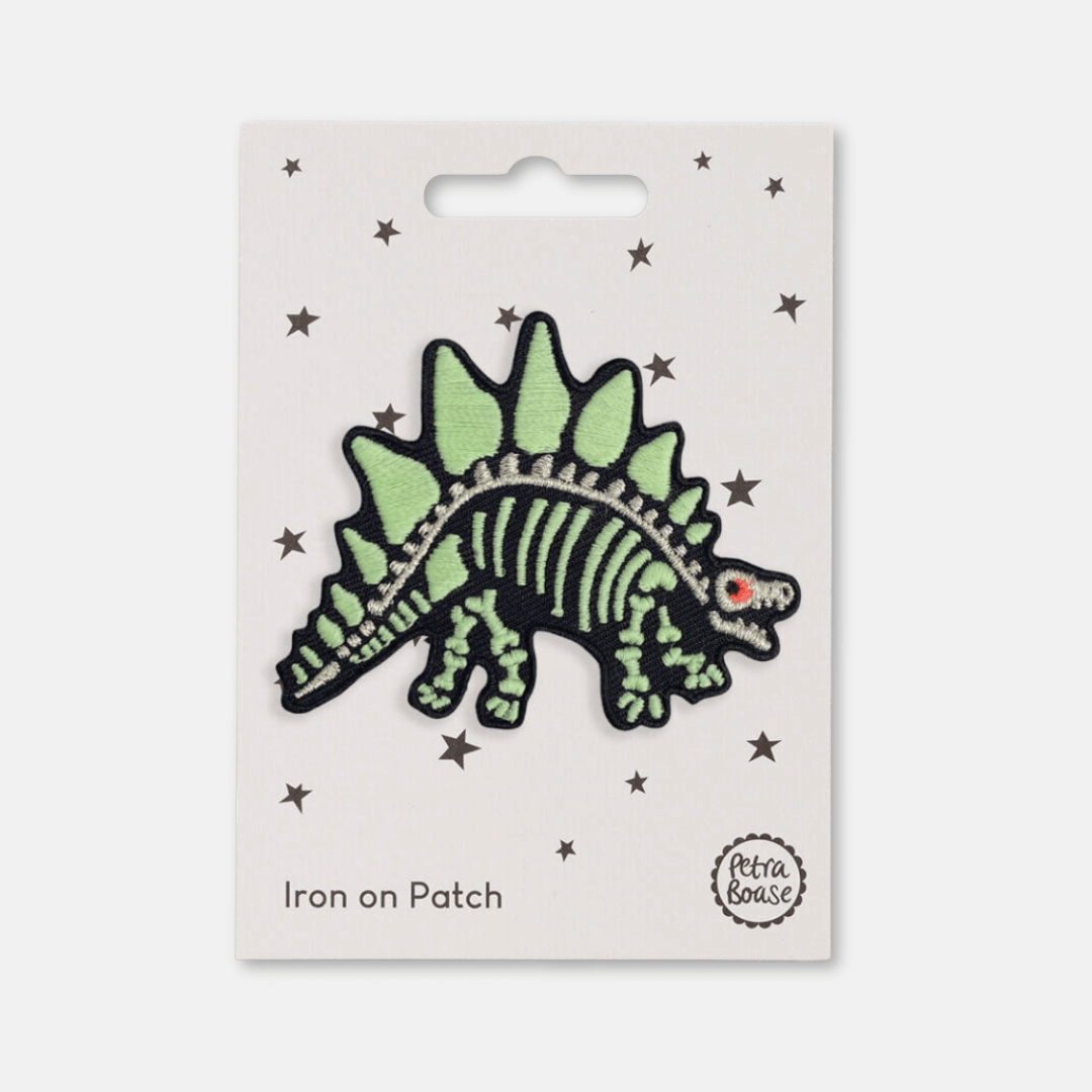 Dinosaur Skeleton Iron-on Patch