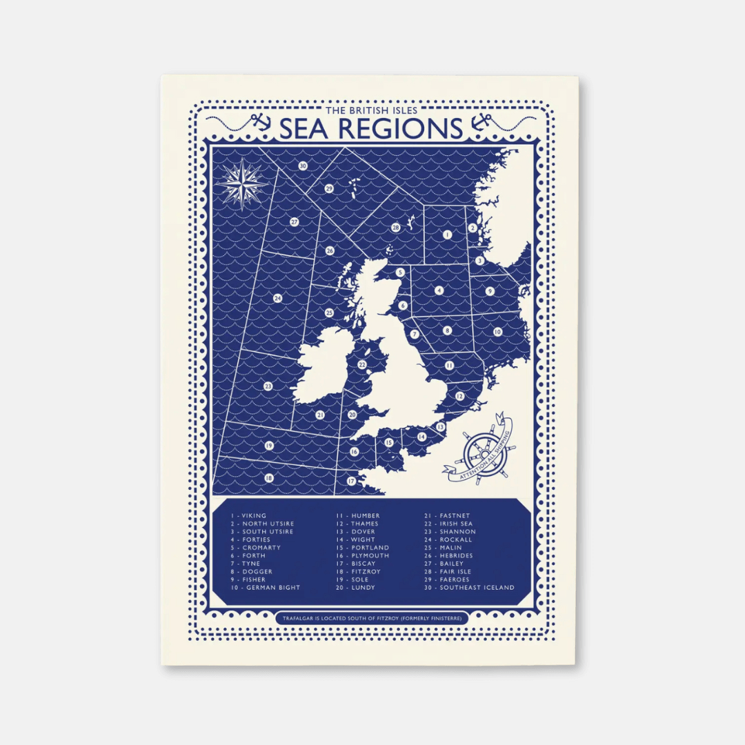Sea Regions Greetings Card