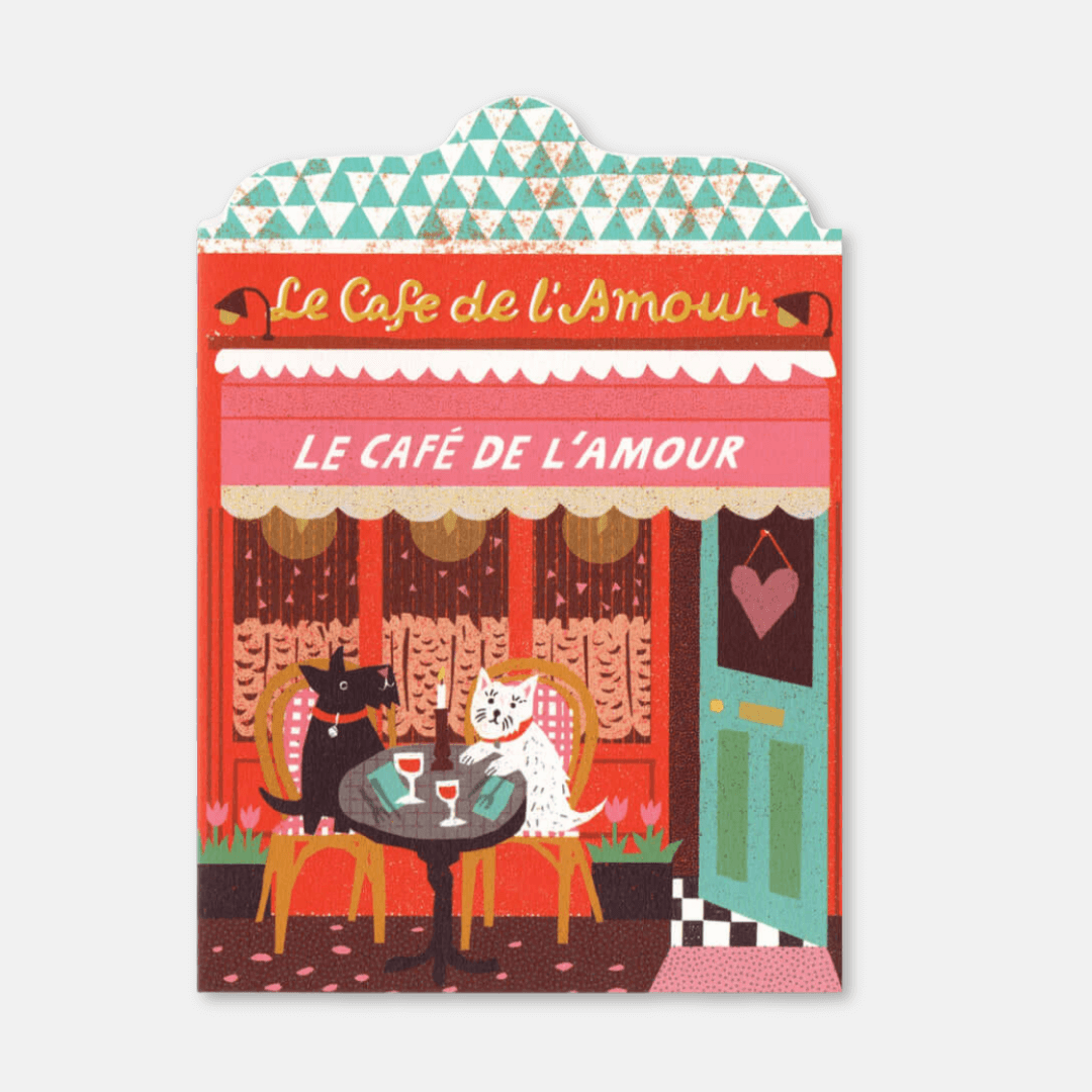 Café de l'Amour Greetings Card