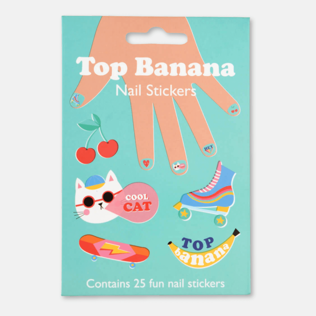 Top Banana Nail Stickers