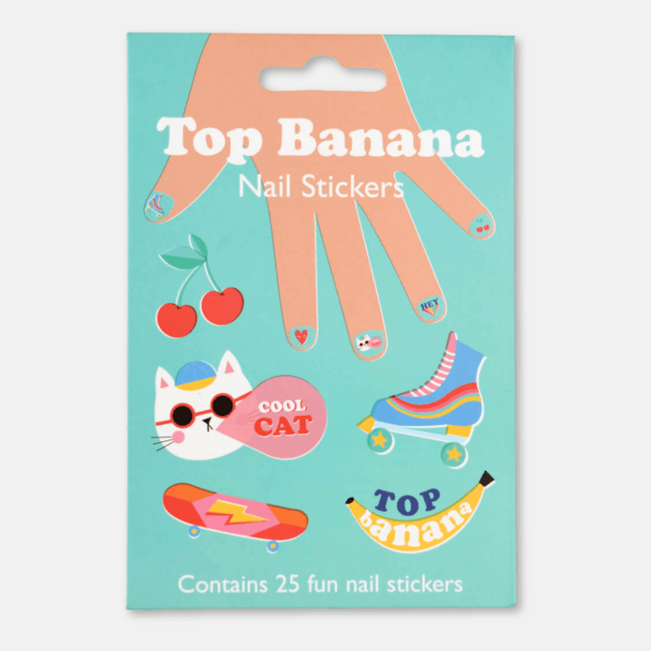 Top Banana Nail Stickers