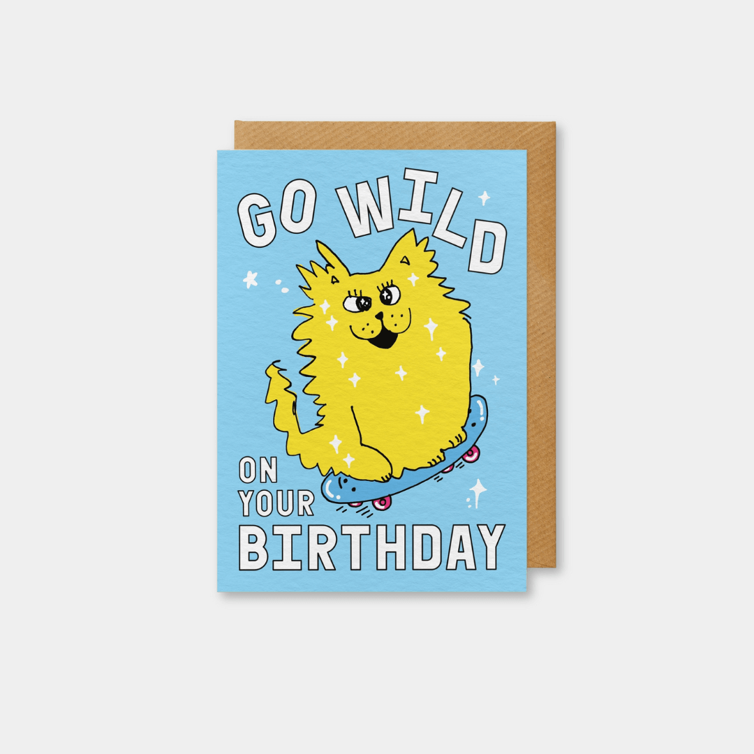 Go Wild Birthday Greetings Card