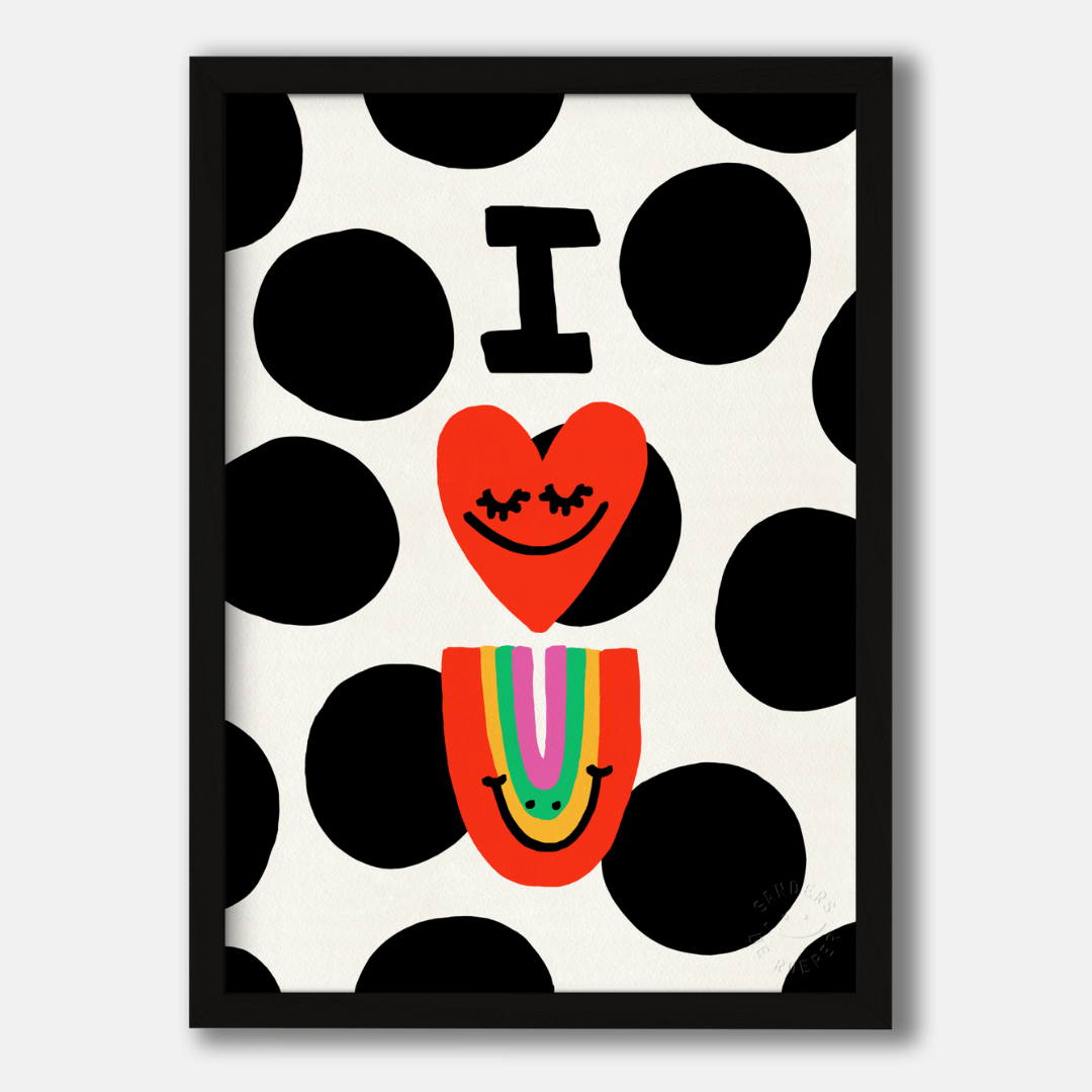 I Love You A5 Art Print