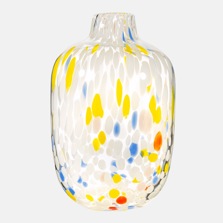 Large Speckled Glass Vase