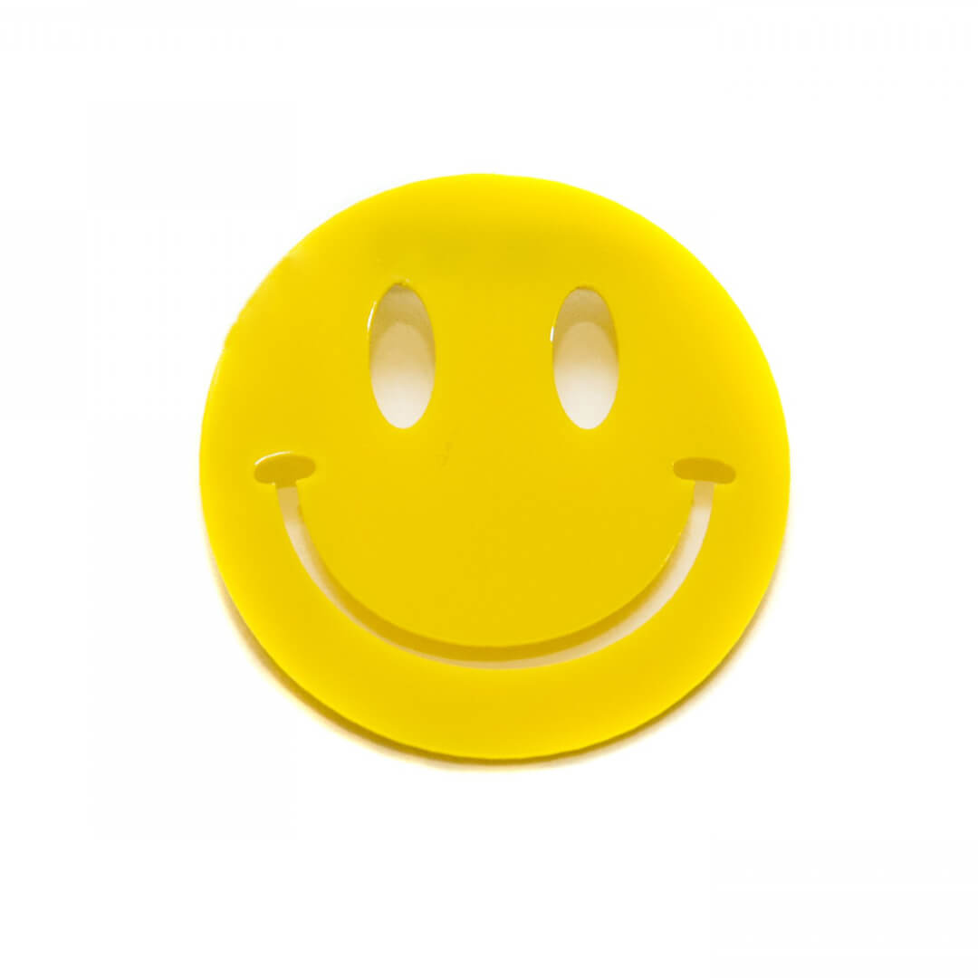 Smiley Face Pin Brooch