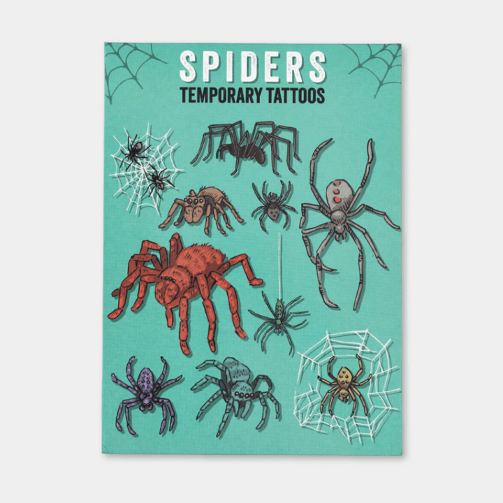 Spiders Temporary Tattoos Pack