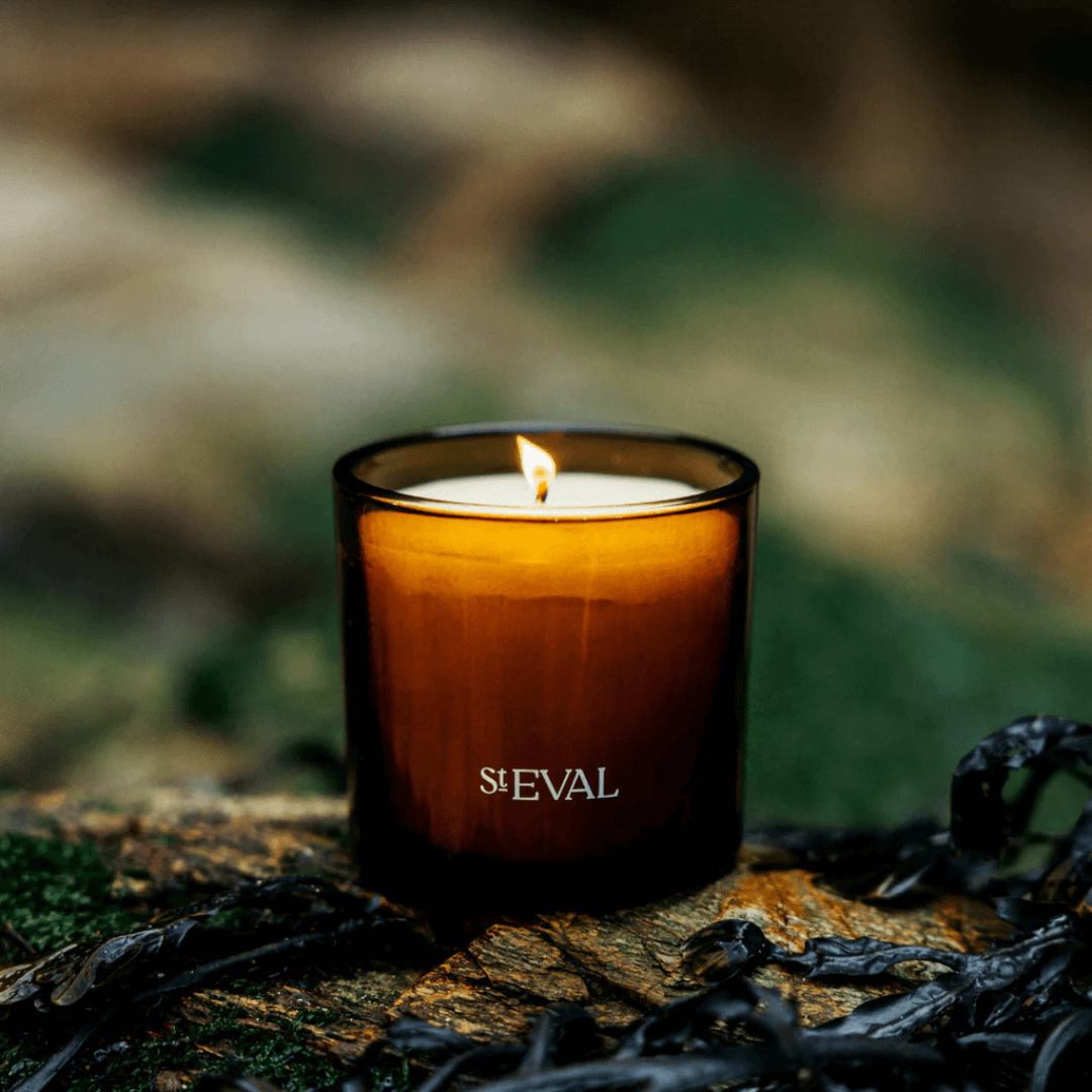 Glass Amber Candles