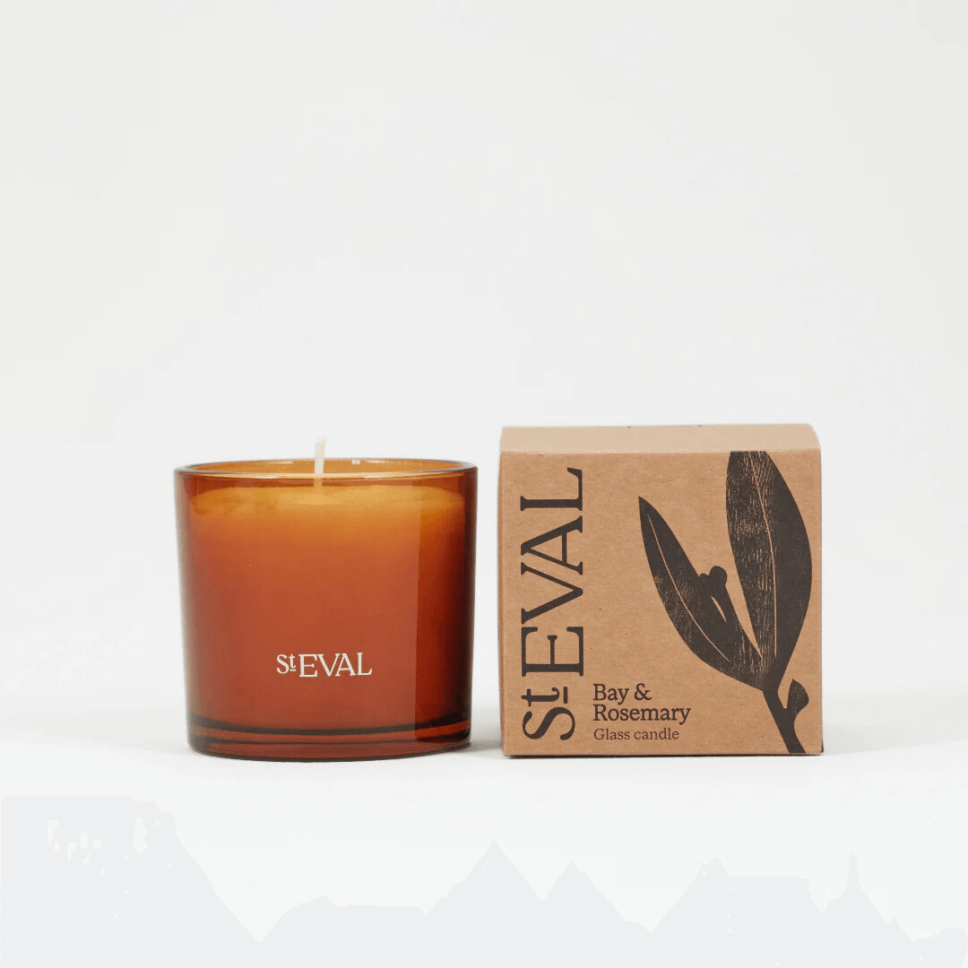 Glass Amber Candles