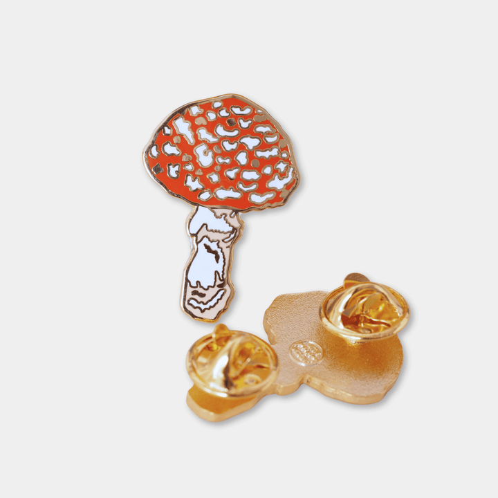 Toadstool Enamel Pin