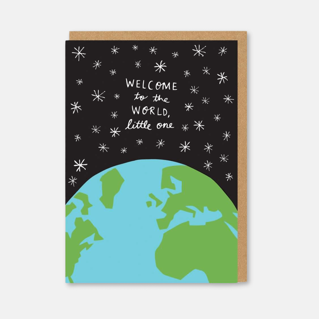 Welcome To The World Earth Card