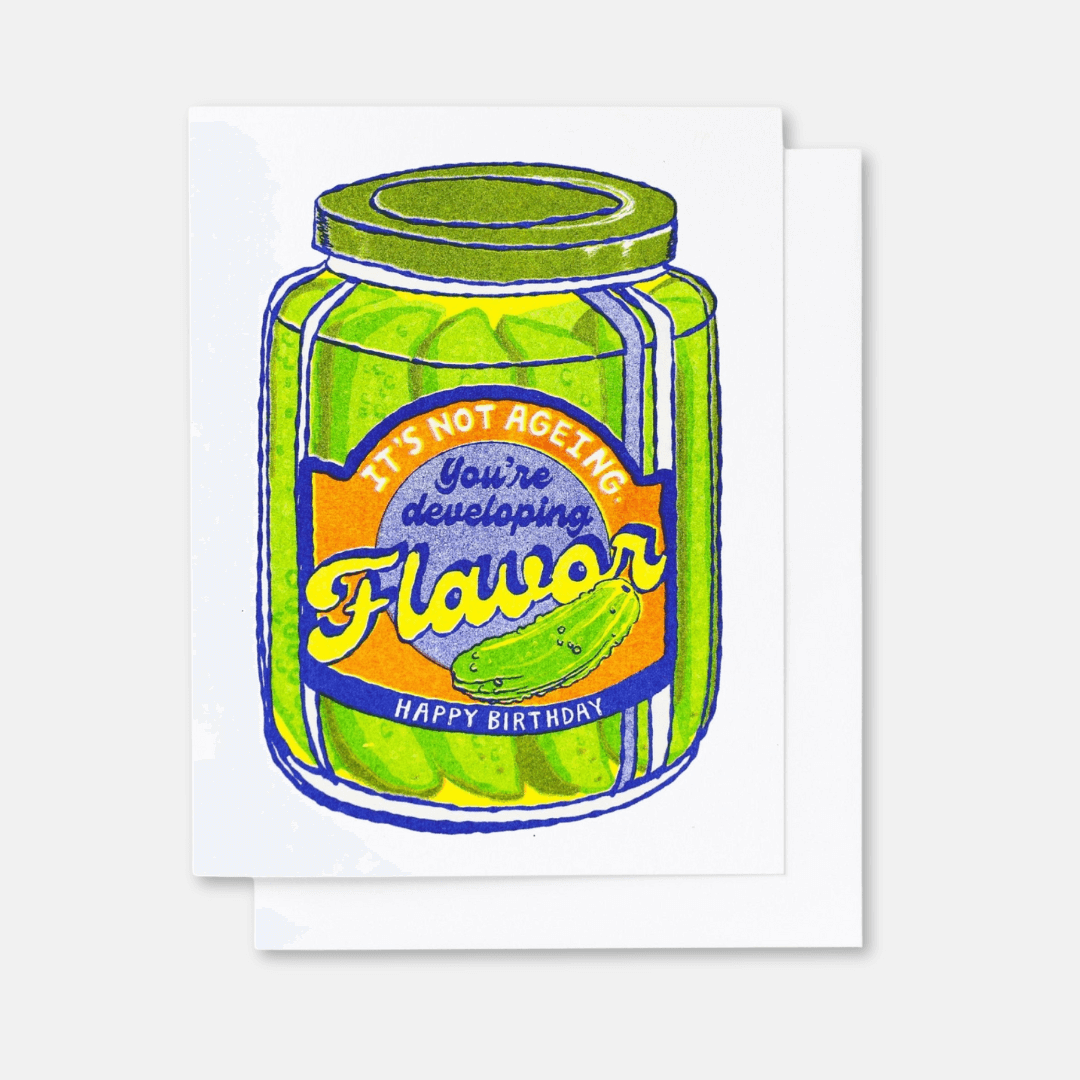Developing Flavor Birthday Greetings Card