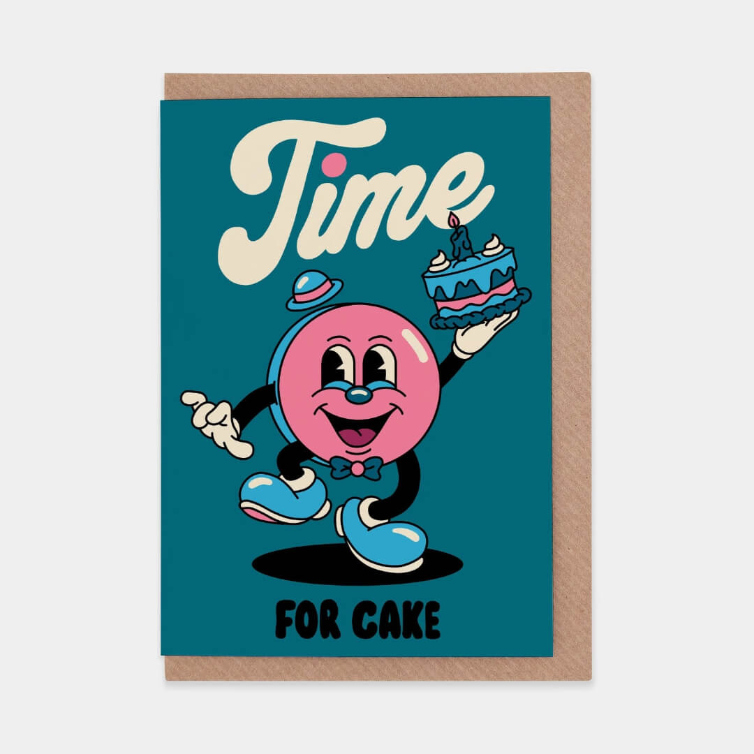 Time for Cake Greetings Card