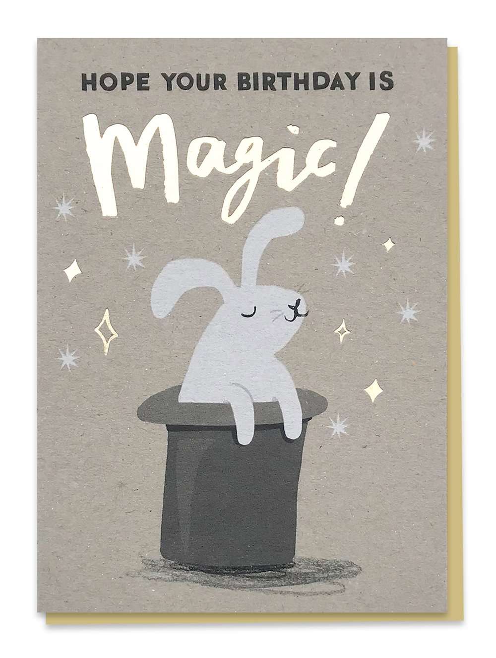 Magic Birthday Bunny Card